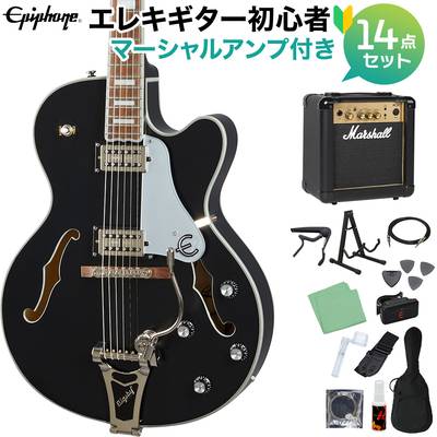 Epiphone Emperor Swingster Black Aged Gloss エレキギター 初心者14