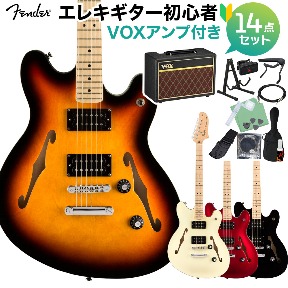 Squier by Fender Affinity Series Starcaster エレキギター初心者14点 ...