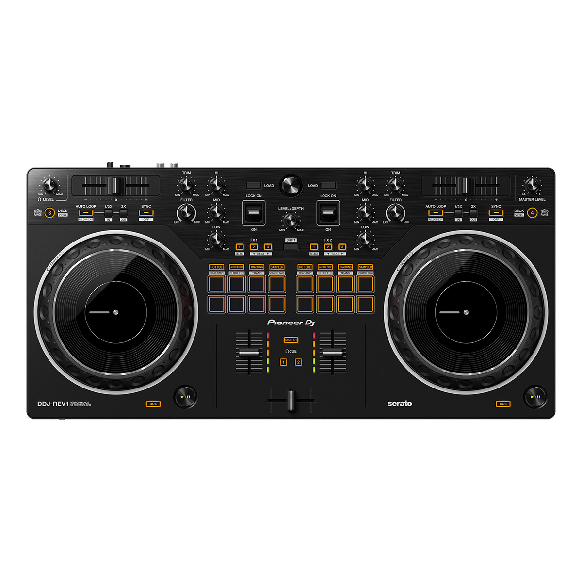 Pioneer DJ DDJ-REV1 (Black) Serato DJ 対応 スクラッチスタイル 2ch 