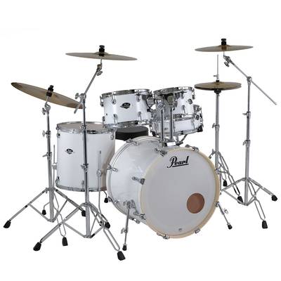 Pearl EXX725S/C-2CSNN #33 Pure White ドラムセット 2クラッシュ 22