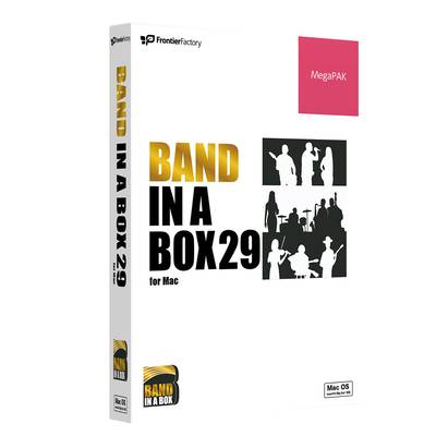PGmusic Band in a Box 29 for Mac MegaPAK 【PGミュージック PGBBTMM111】