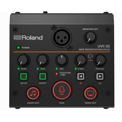 Roland UVC-02 WEB PRESENTATION DOCK [ zoom会議/ プレゼン/ web会議/ ライブ配信] 【ローランド】