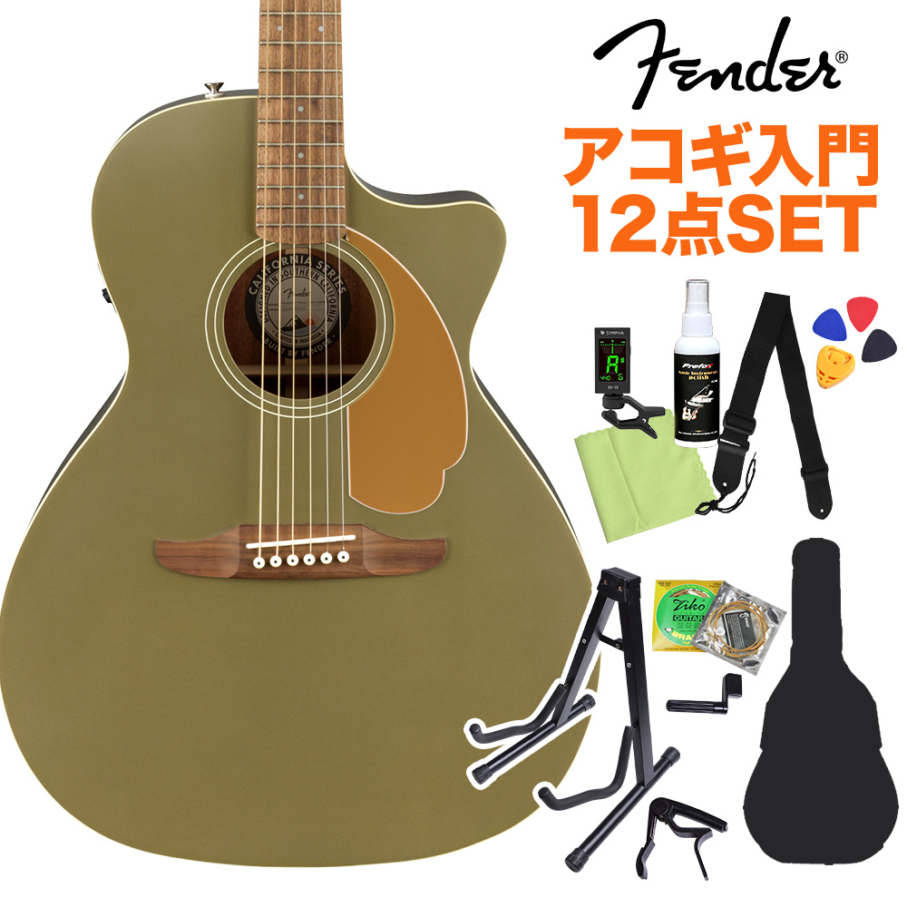 Fender Newporter Player Olive Satin WN エレクトリック