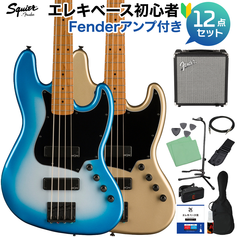 Squier by Fender Contemporary Active Jazz Bass HH ベース 初心者12