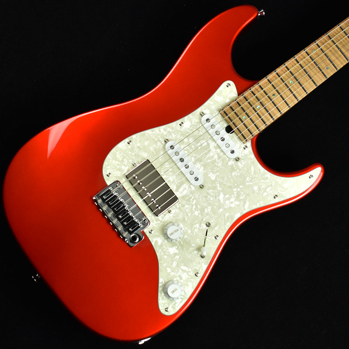旧価格】 T's Guitars DST-Classic22/25inch Roasted Flame Maple Neck