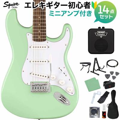 Squier by Fender FSR Affinity Stratocaster White Pearl Surf Green 