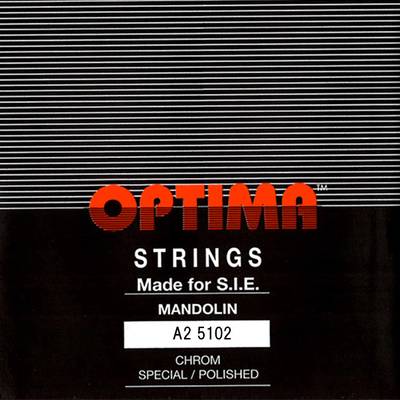【カラーチェ弦】 OPTIMA A2 NO.5102 BLACK マンドリン弦 A 2弦 2本セット オプティマ 