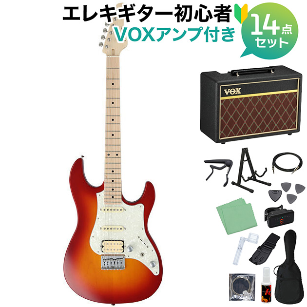 FUJIGEN BOS2-M/02 CS エレキギター初心者14点セット【VOXアンプ付き