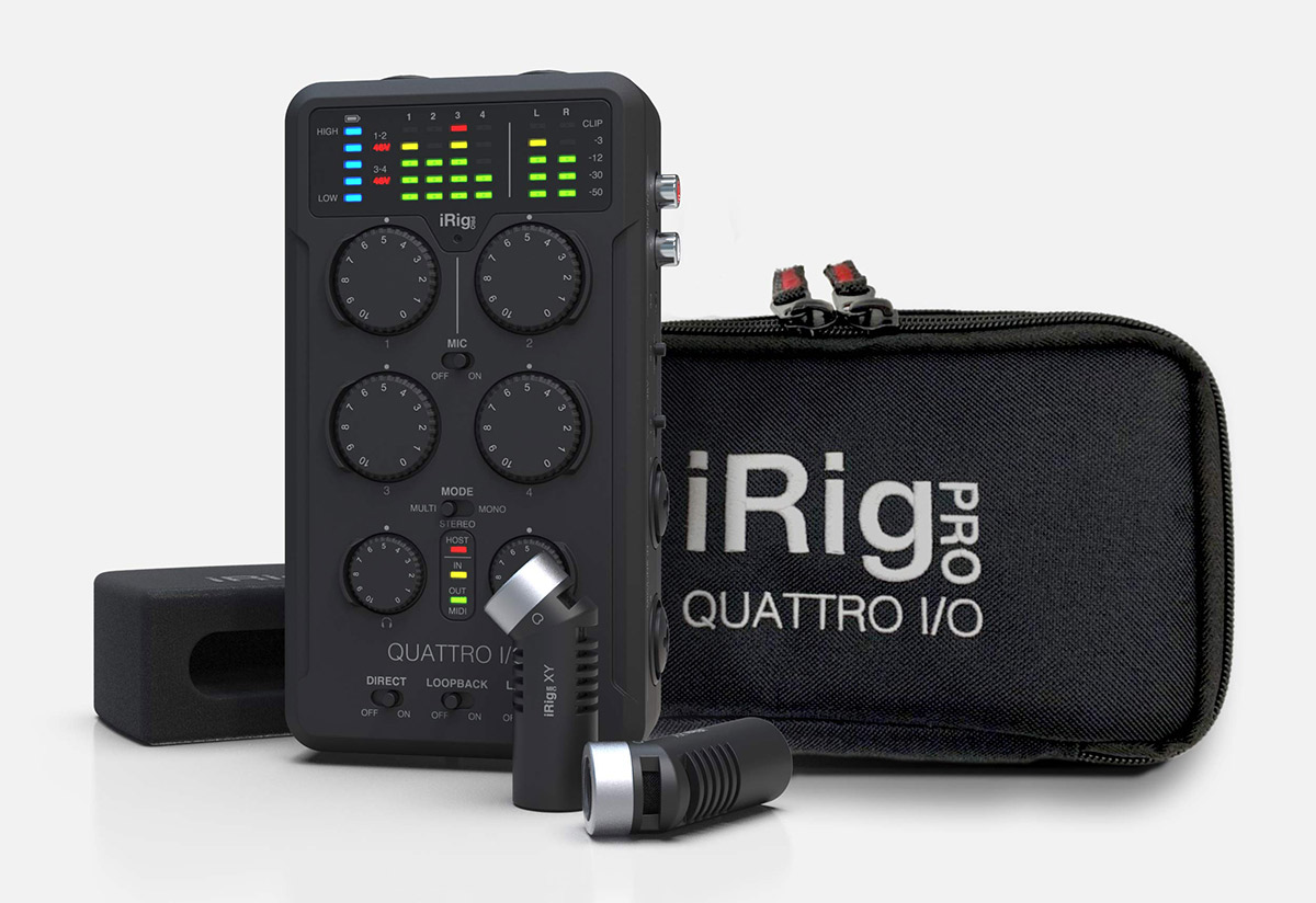 IK Multimedia iRig Pro Quattro I/O Deluxe アクセサリーバンドル IKマルチメディア