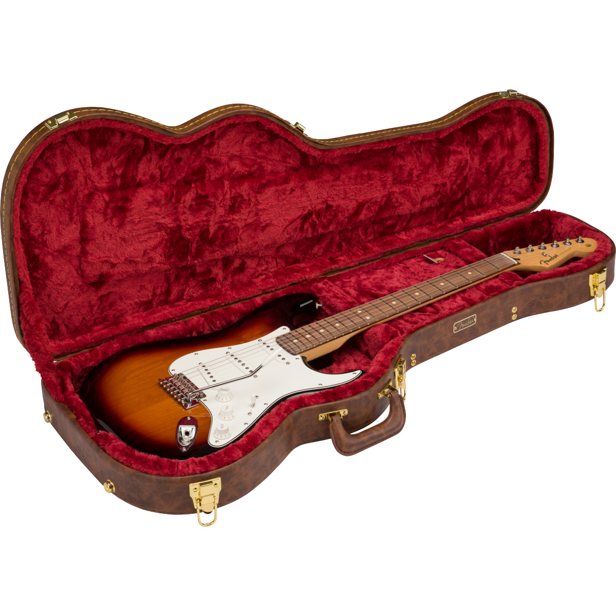 Fender Stratocaster/Telecaster Poodle Case Brown エレキギター用