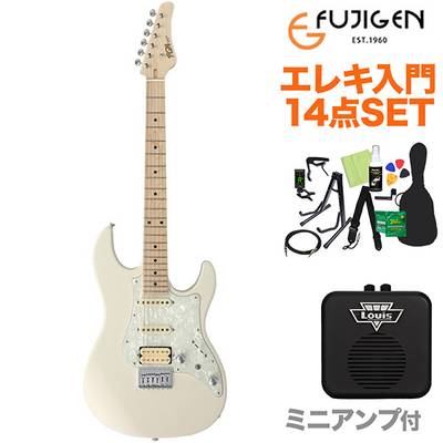 FUJIGEN BOS2-M/02 AWH エレキギター初心者14点セット 【ミニアンプ付き】 【フジゲン】