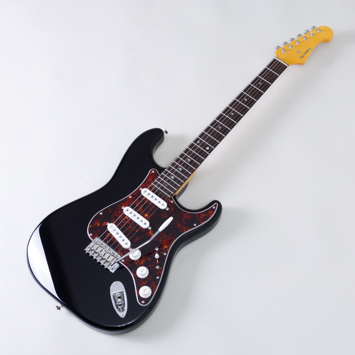 純国産ギター】 HISTORY HST-Advanced Black エレキギター ストラト 