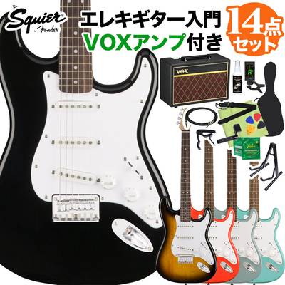 Squier by Fender Bullet Stratocaster HT エレキギター 初心者14点セット【VOXアンプ付き】 ストラトキャスター 【スクワイヤー / スクワイア】