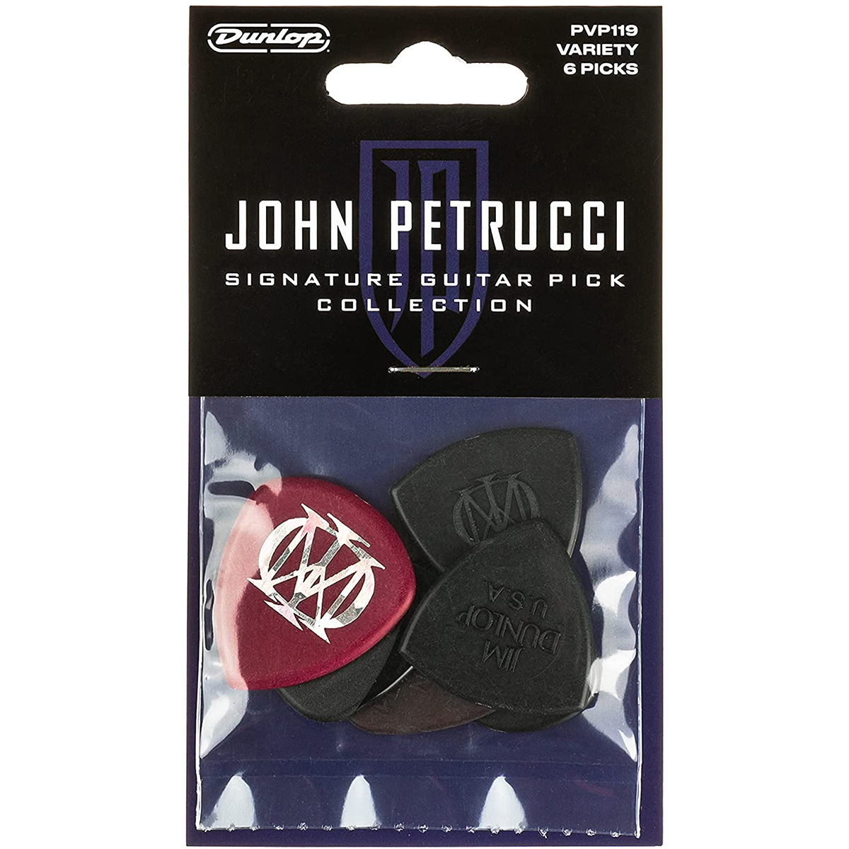 JimDunlop PVP119 ジョン・ペトルーシ シグネチャーピック バラエティパック 6枚入 【 ジムダンロップ ピックセット John  Petrucci 】
