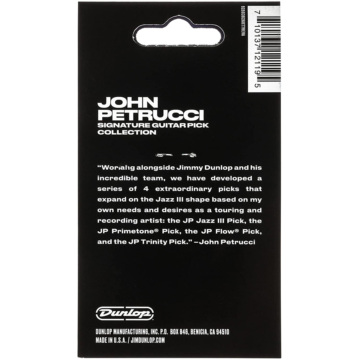 JimDunlop PVP119 ジョン・ペトルーシ シグネチャーピック バラエティパック 6枚入 【ジムダンロップ ピックセット John Petrucci】  カートに登録中ですレビューを投稿する