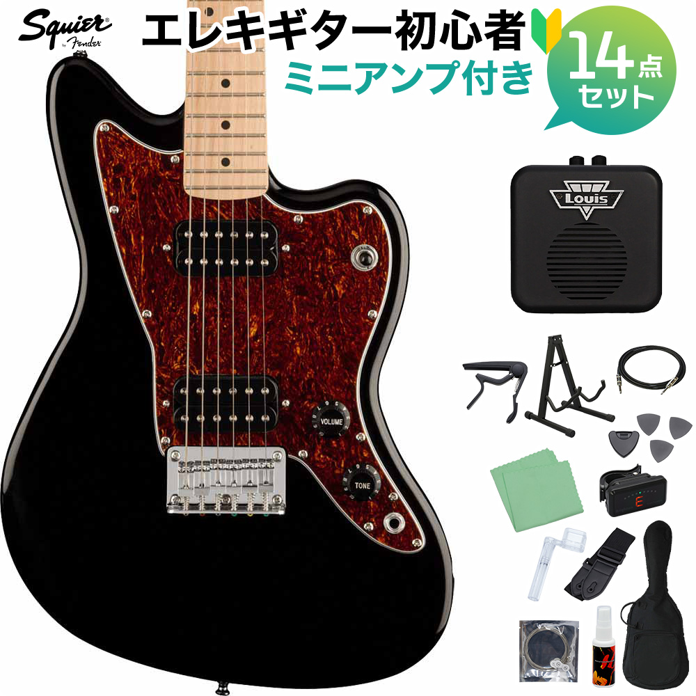 UNISEX S/M FENDER Squier by Fender FSR Mini Jazzmaster HH BLK