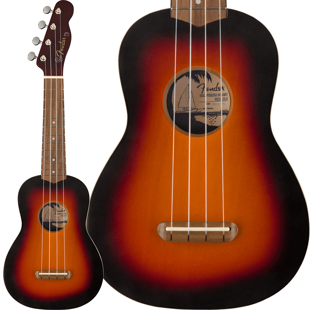 Fender Venice Soprano Uke 2-Color Sunburst ソプラノウクレレ ...