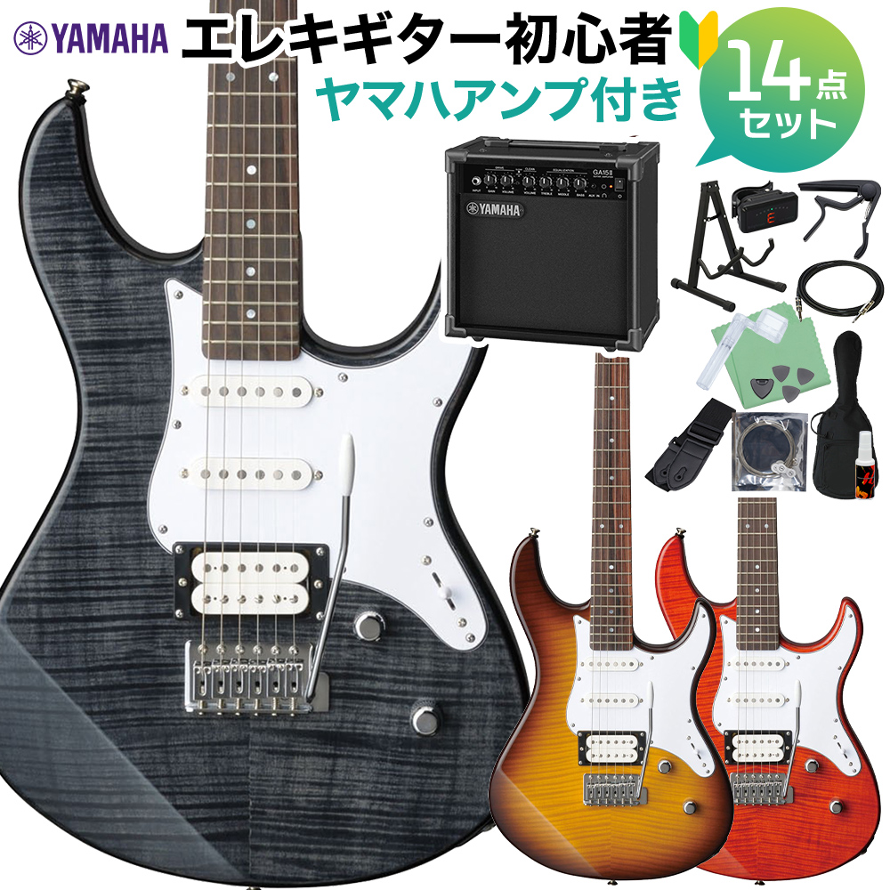 YAMAHA PACIFICA212VFM エレキギター 初心者14点セット 【ヤマハアンプ ...