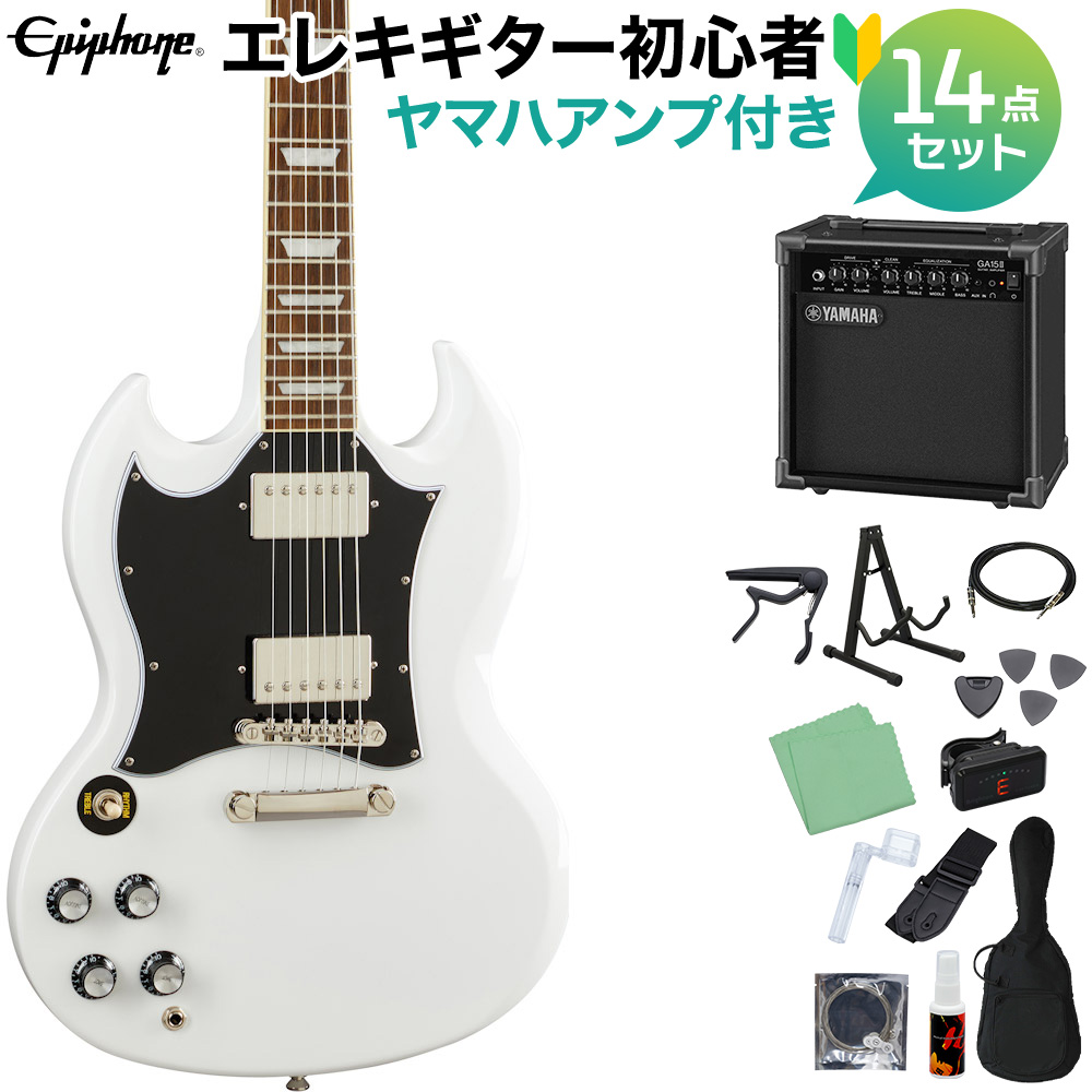Epiphone SG Standard Lefty Alpine White エレキギター初心者14点 ...