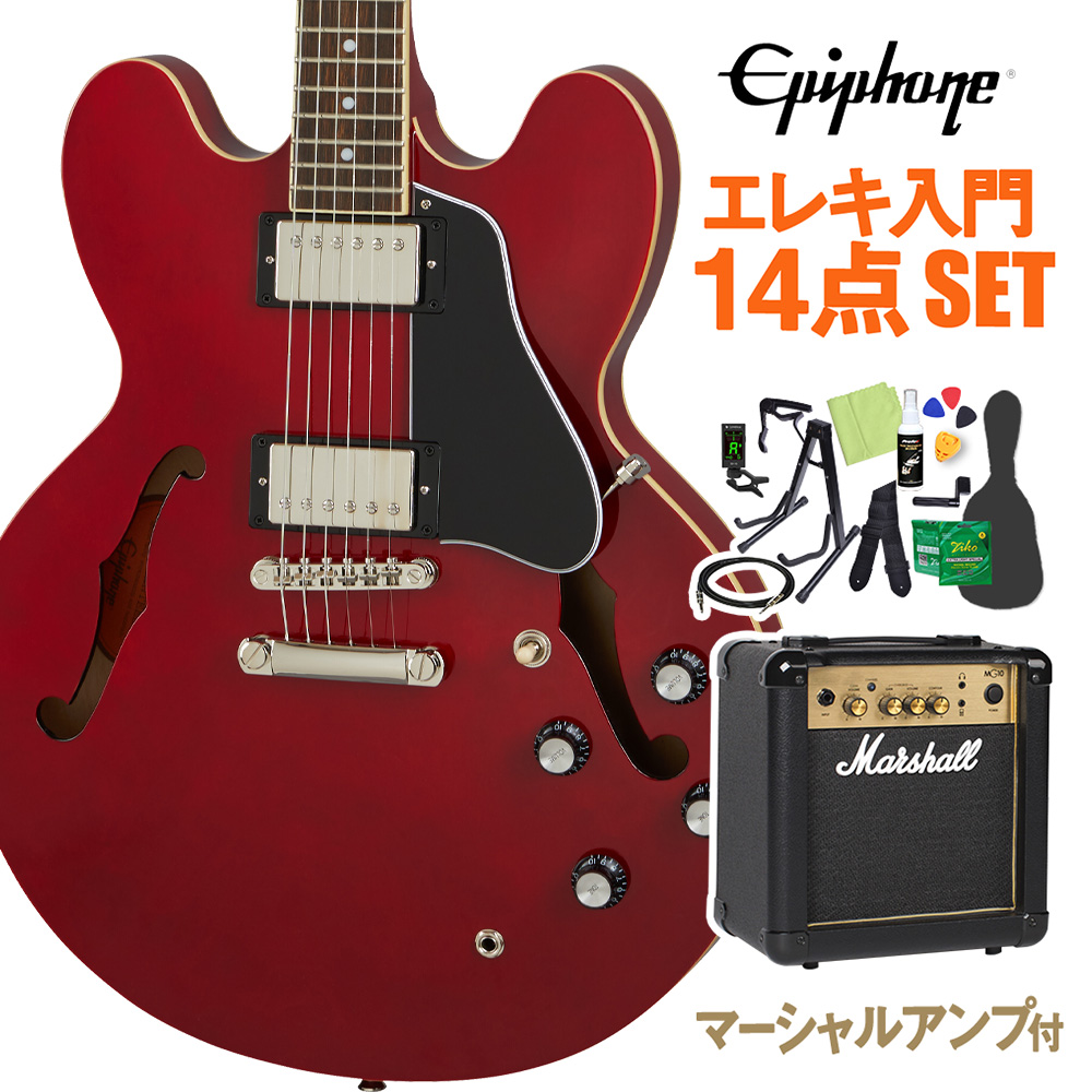 2021福袋】 Epiphone ES-335 CH エレキギター初心者14点セット