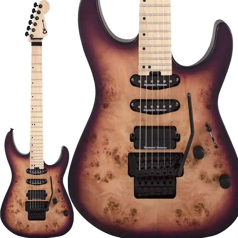 Charvel Pro-Mod DK24 HSS FR M Poplar Purple Sunset エレキギター