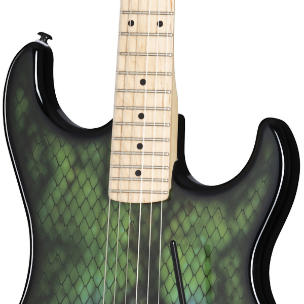 KRAMER Baretta Custom Graphics Viper Snakeskin Green Blue Fade