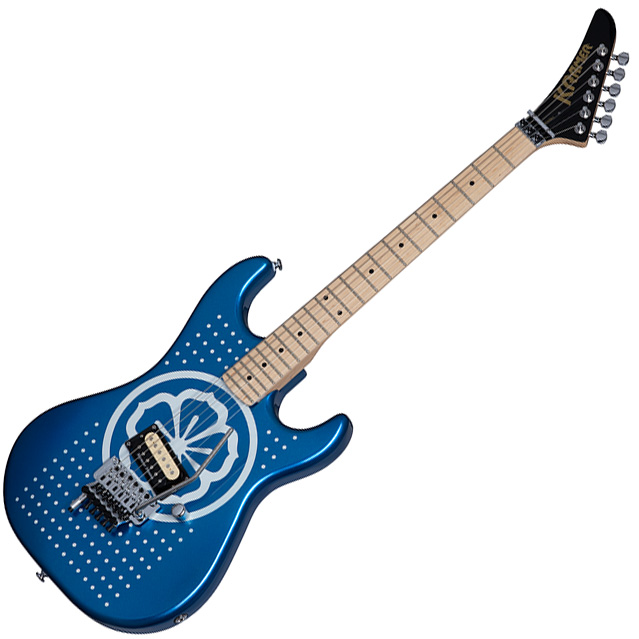 KRAMER Baretta Custom Graphics White Lotus Candy Blue エレキギター