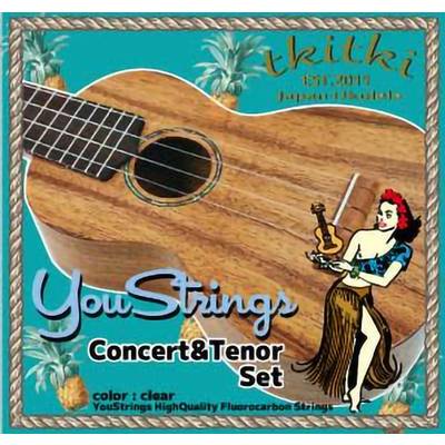 tkitki ukulele You Strings YS-02CT ウクレレ弦 コンサ−トウクレレ・テナーウクレレ兼用 ティキティキ・ウクレレ 