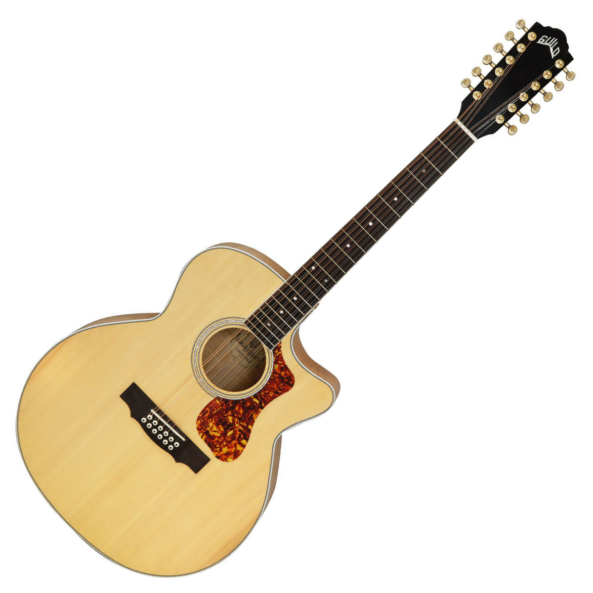 Deluxe　GUILD　Maple　12弦　F-2512CE　BLD　エレクトリックアコースティックギター-