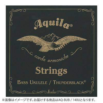 Aquila 140U Thunder Black 4弦ベースウクレレ用 AQ-BUB アキーラ ベースウクレレ弦