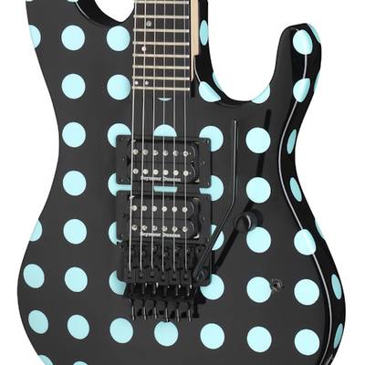 KRAMER NightSwan Black with Blue Polka Dots エレキギター セイモアダンカンPU フロイドローズ クレイマー  | 島村楽器オンラインストア