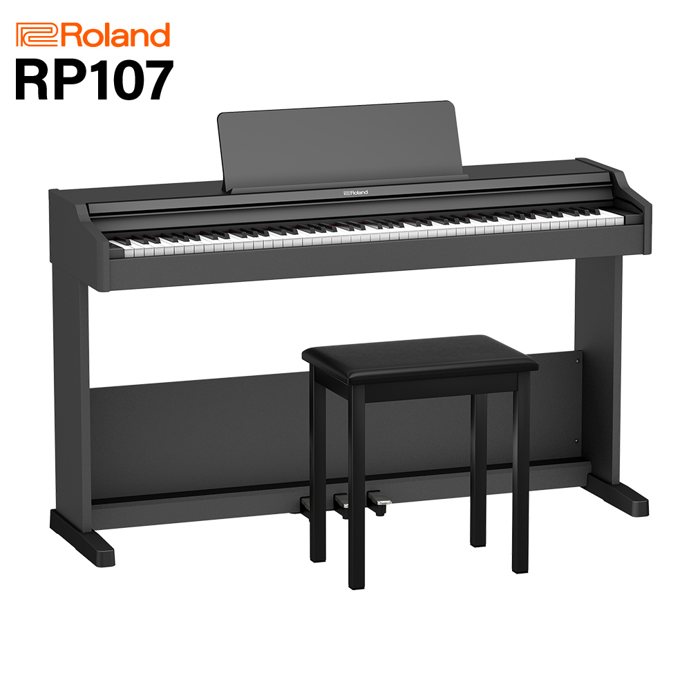 Roland RP107 BK ブラック 電子ピアノ 88鍵盤 ローランド | 島村楽器