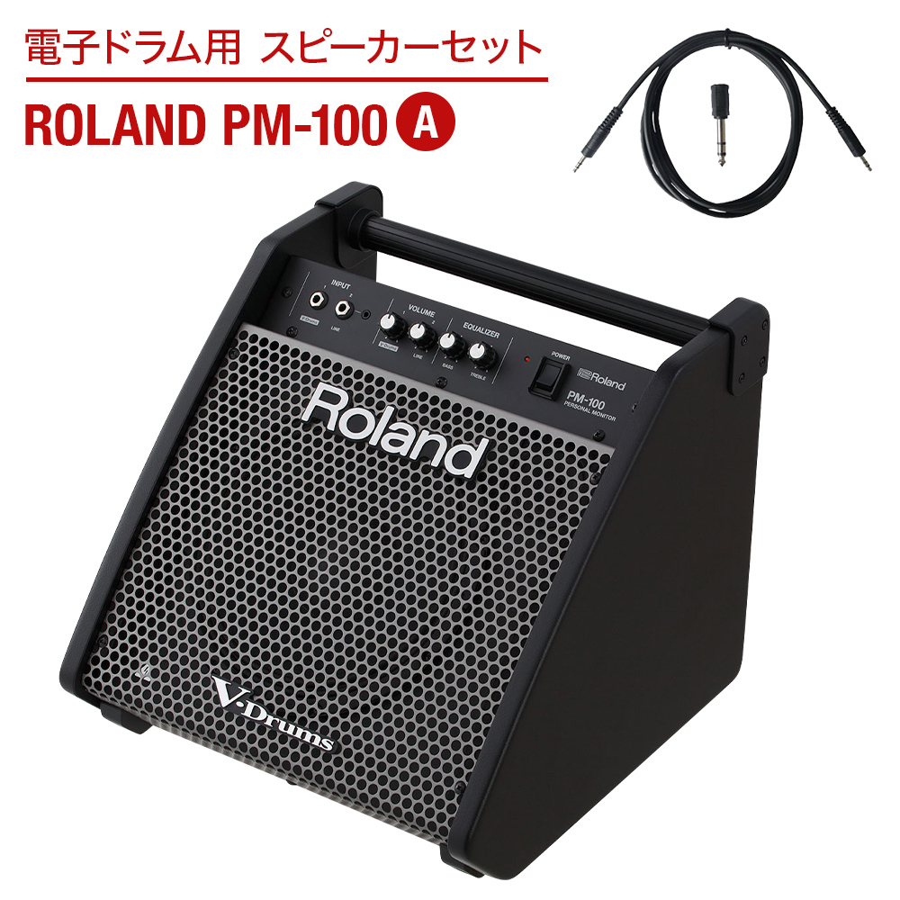 Roland PM-100 電子ドラム モニタースピーカー-