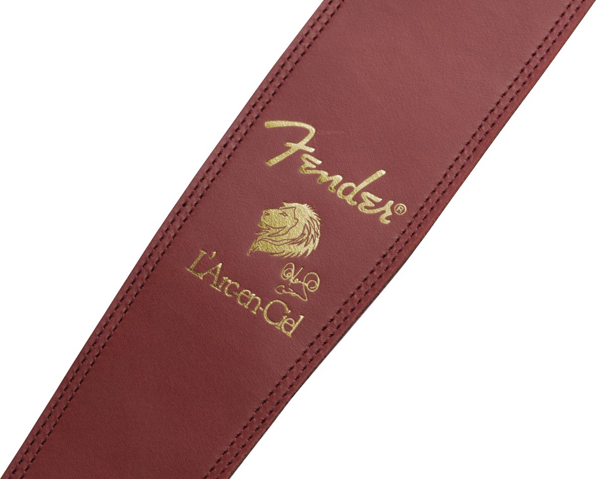 Fender KEN SIGATURE STRAP Red Ken（L'Arc~en~Ciel）シグネイチャーストラップ 牛革 日本製 フェンダー  【数量限定品 在庫限り】 | 島村楽器オンラインストア