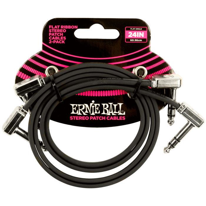 アーニーボール ERNIE BALL 6076 1.5' STRAIGHT ANGLE PATCH CABLE 3-PACK BLACK パッチケーブル  3本セット 通販