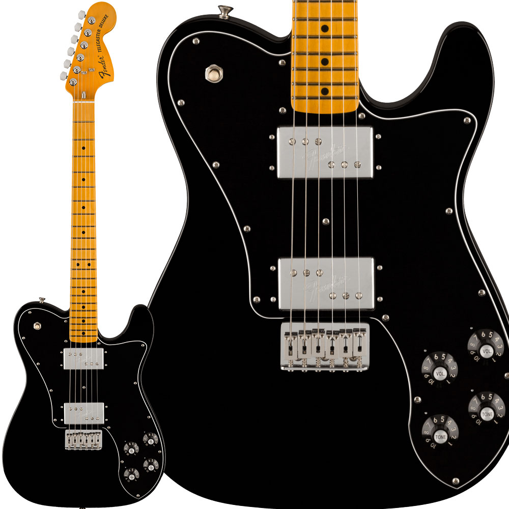 Fender / American Vintage II 1975 Telecaster Deluxe Maple Black