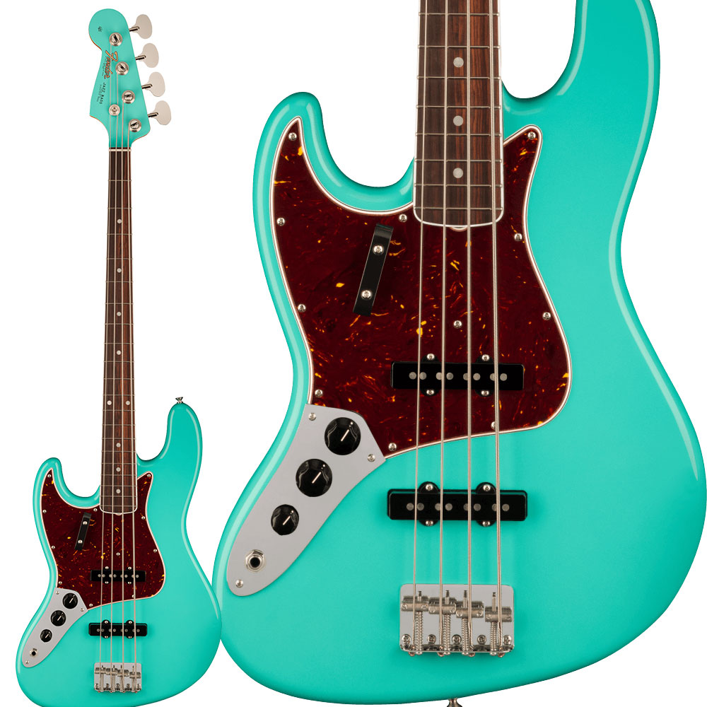 Fender American Vintage II 1966 Jazz Bass Left-Hand Sea Foam Green