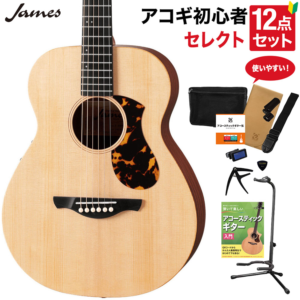 島村楽器【James】J-300D アコースティックギター ソフトケース付-