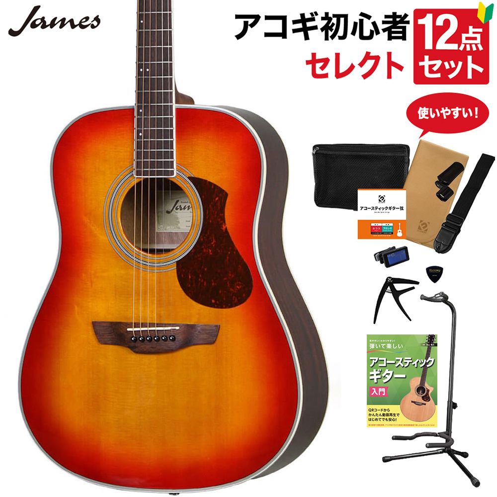 アコースティックギター James J-500A NAT (島村楽器） - 楽器
