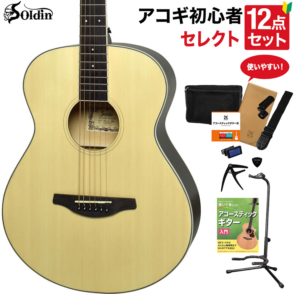 Soldin SFG-15 NAS アコースティックギター セレクト12点セット 初心者 