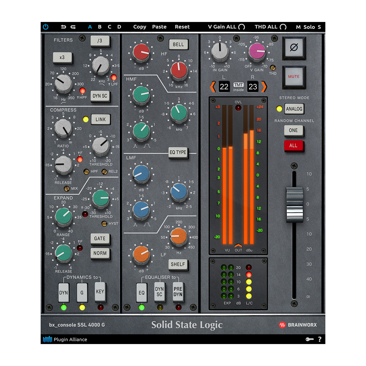 Plugin Alliance Brainworx bx_console SSL 4000 G プラグイン