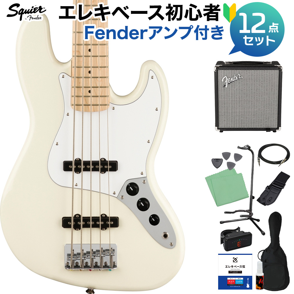Squier by Fender Affinity Jazz Bass V Olympic White 5弦ベース ...
