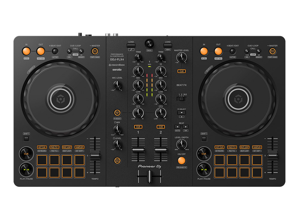 DDJ-400後継機種] Pioneer DJ DDJ-FLX4 DJコントローラー [ rekordbox