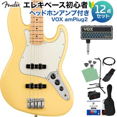 Fender Player Jazz Bass Buttercream ベース初心者12点セット 【VOX