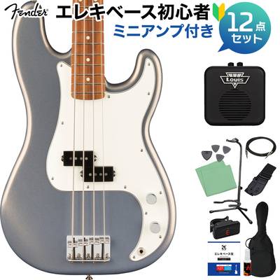 ARIA FEB-F2/FL Stain Black ベース 初心者12点セット 【Fenderアンプ