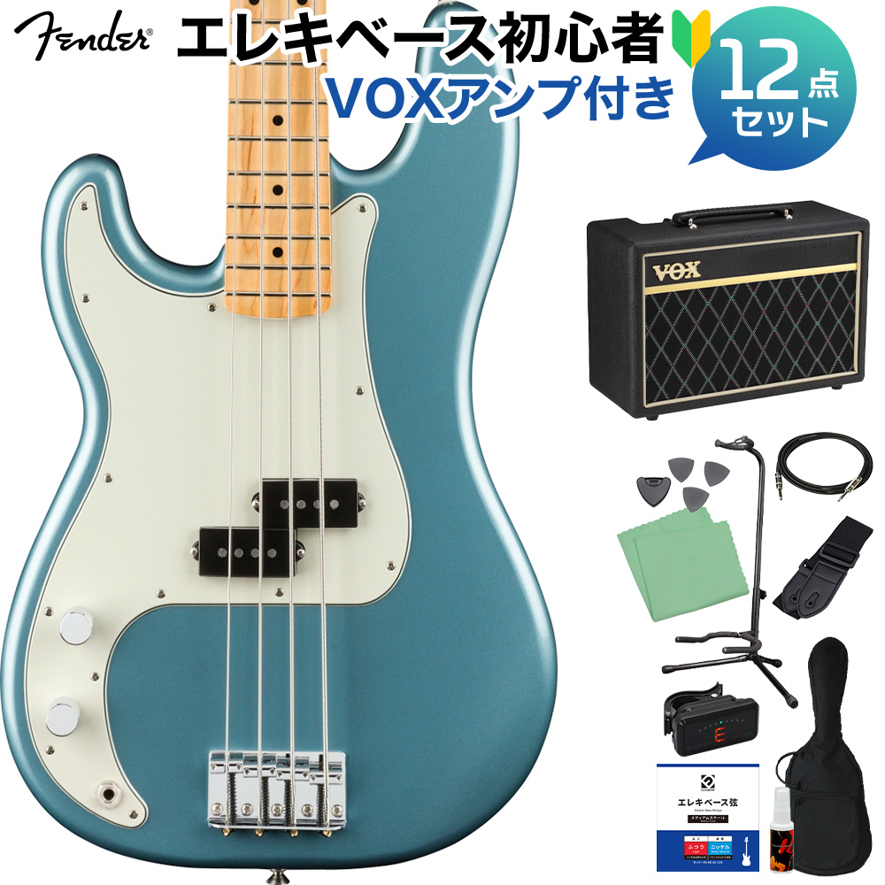 Fender Player Precision Bass Lefty Tidepool レフティベース初心者12