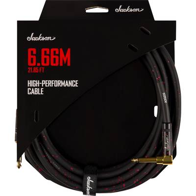Jackson High Performance Cable Black and Red 21.85  シールド 21.85フィート(約6.6m) ジャクソン 