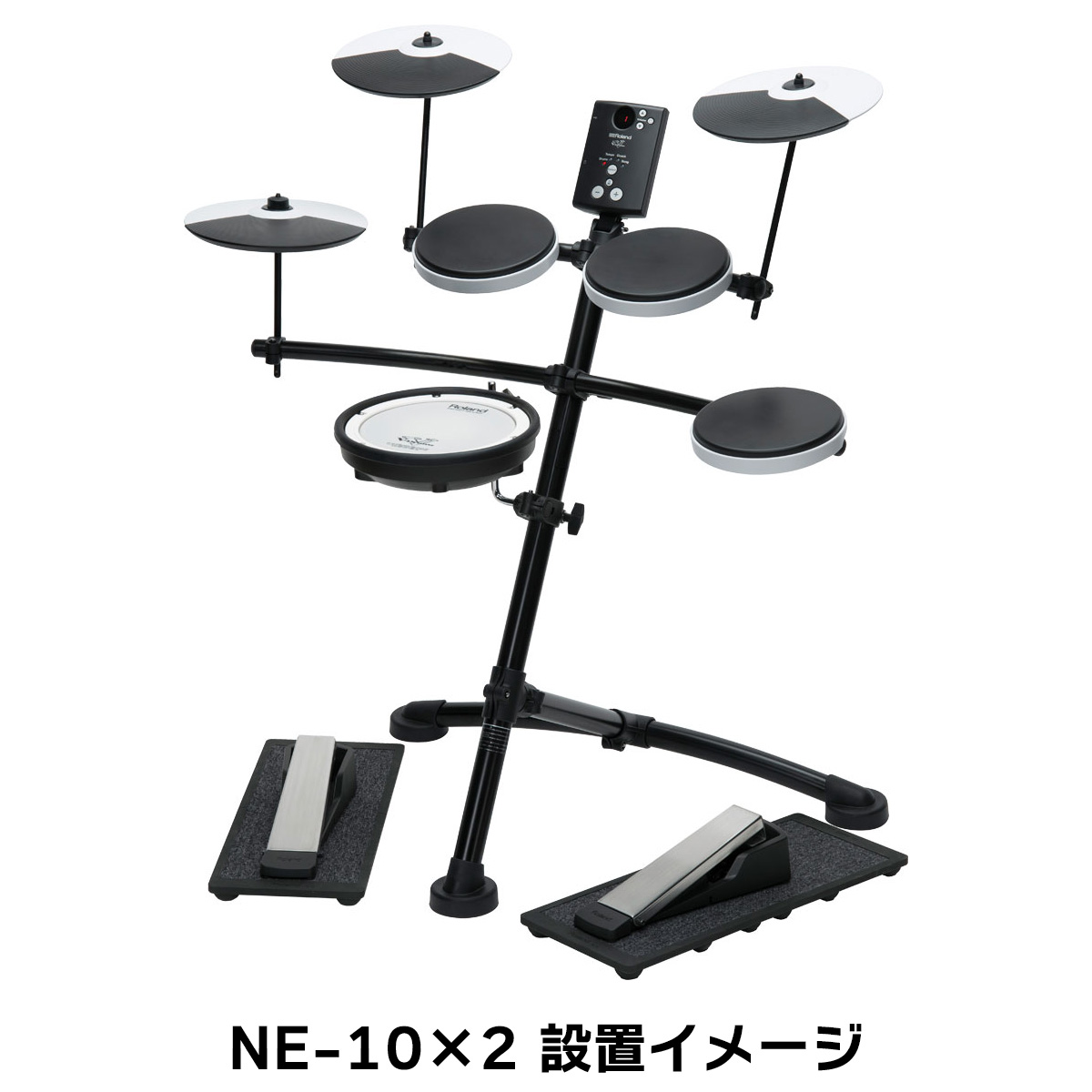 Roland NE-10 2枚セット 電子ドラム キックペダル＋独立ハイハットペダル用 ノイズイーター 【ローランド】