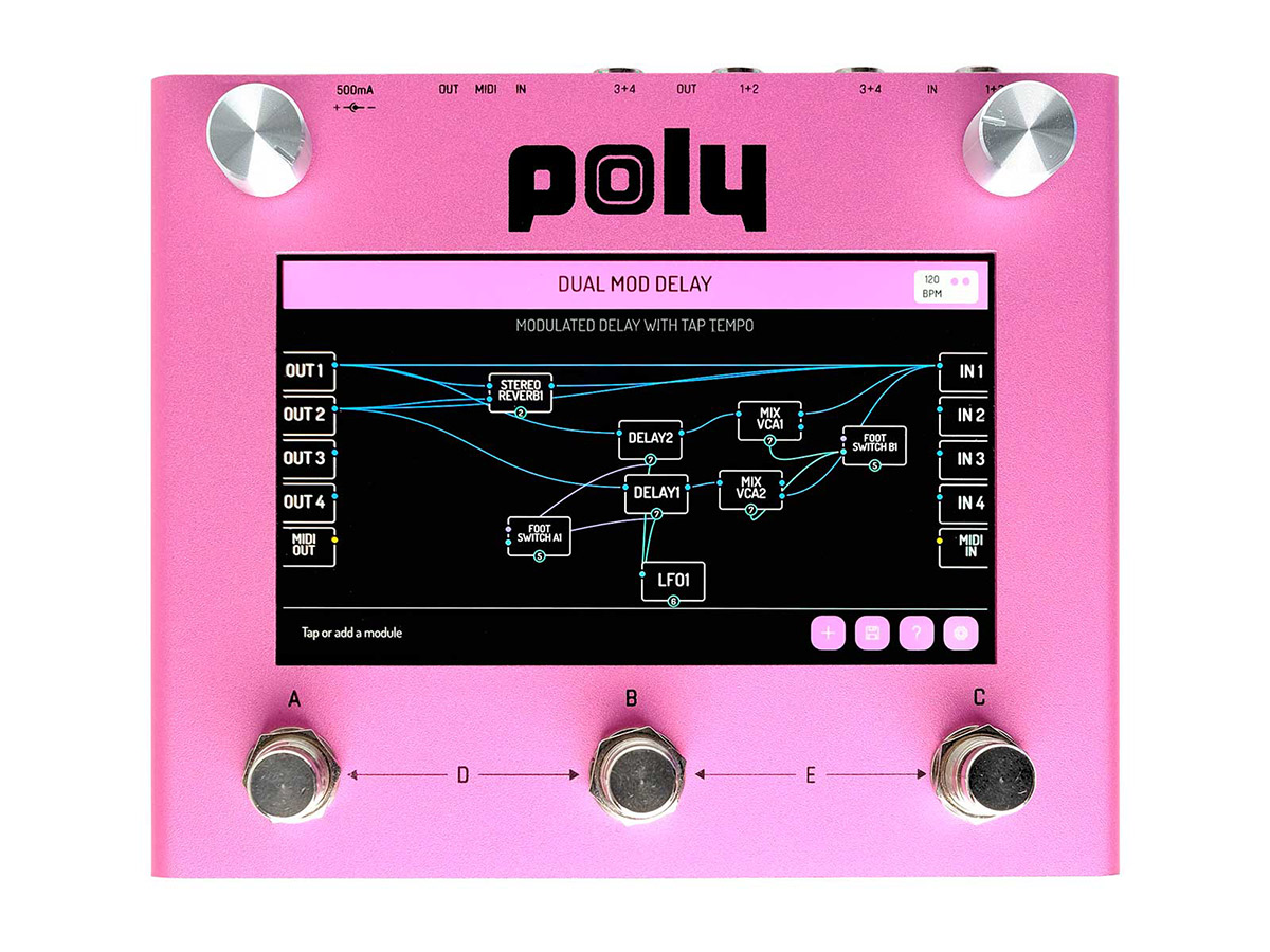 Poly Effects Beebo Pink ビーボ モジュラーペダル エフェクター 【ポリ・エフェクツ】