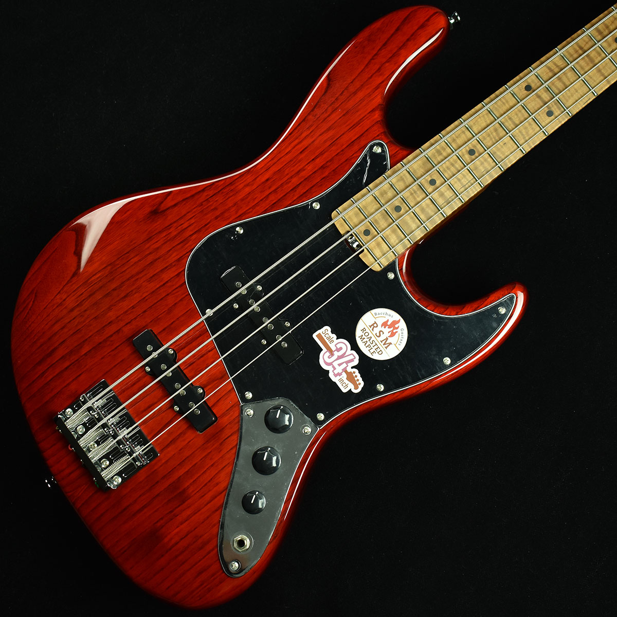 Bacchus WL4-ASH/RSM See Through Red S/N：GI07624 【エレキベース